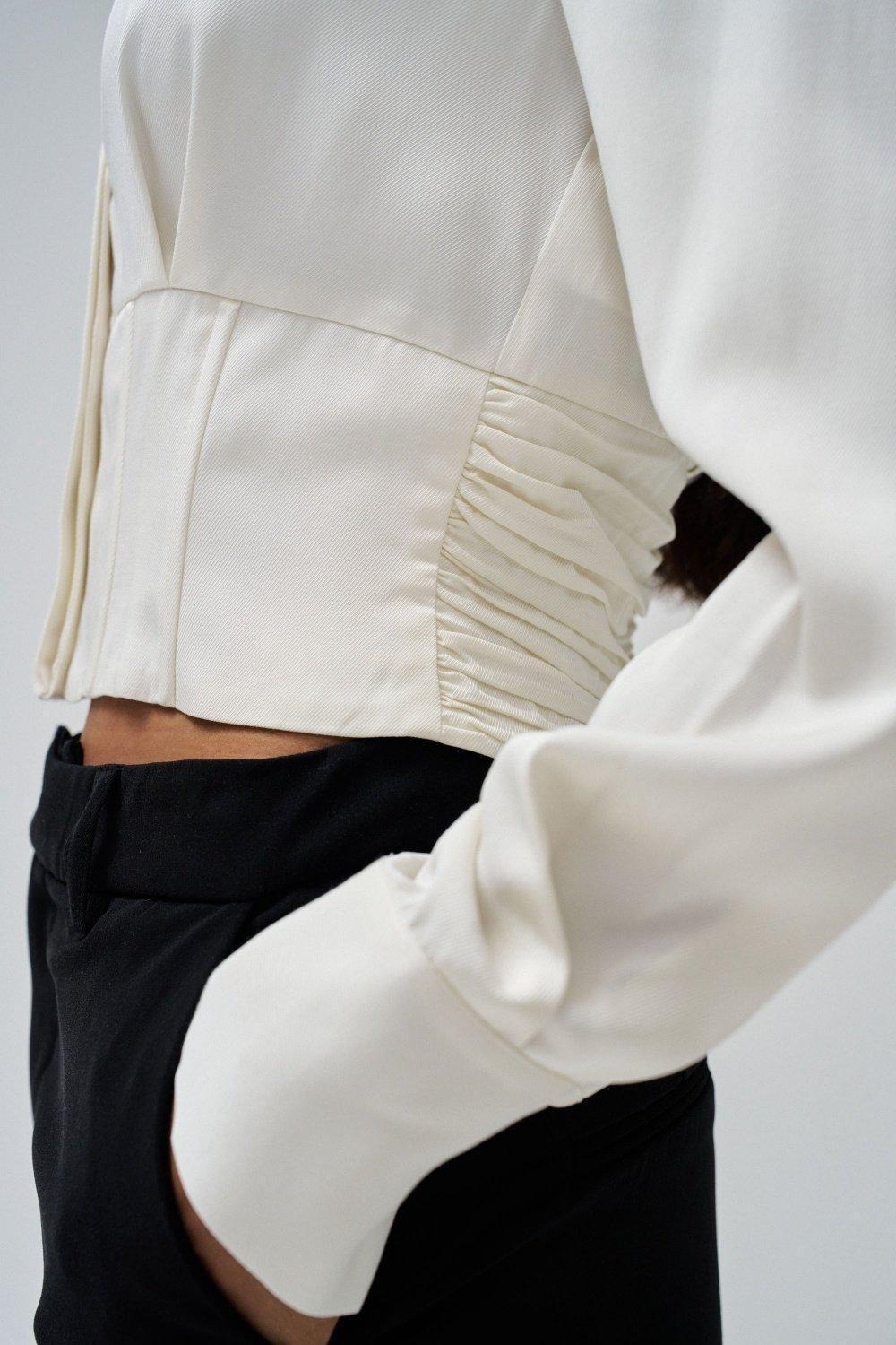 White Plain Button Down Shirt, , large image number 4