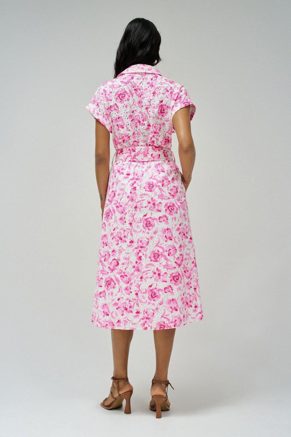 Pink Printed Embroidered, , large image number 3