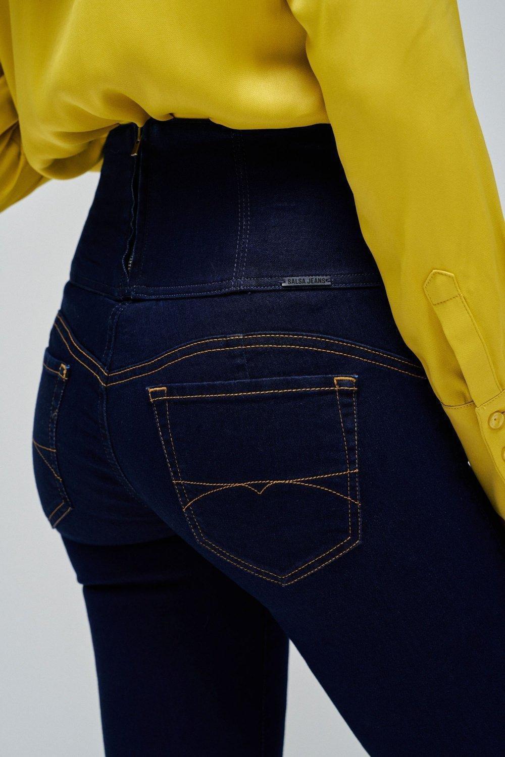 Diva Flare Jeans, Dark Blue, large image number 4