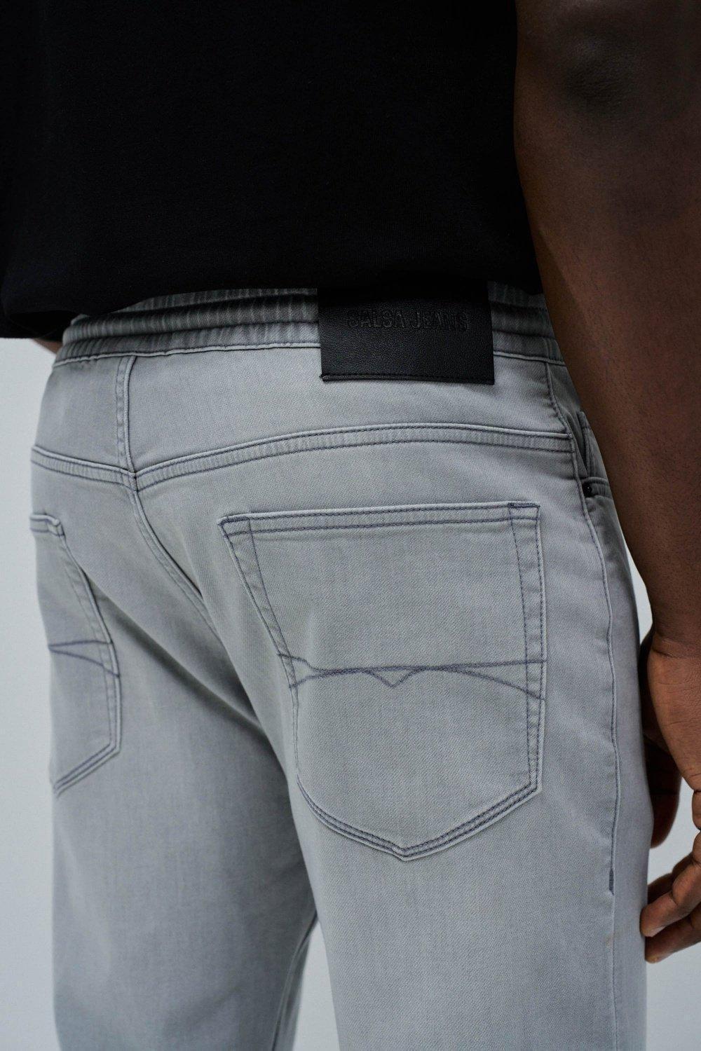 Denim Casual Joggers Regular Fit, , large image number 4
