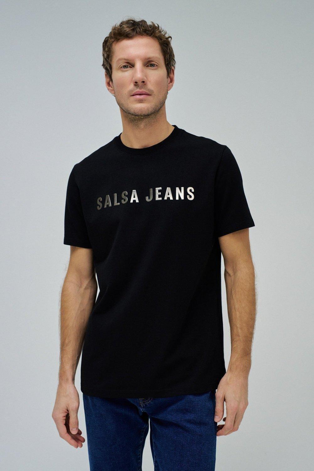 T-Shirt With Branding, , large image number 0