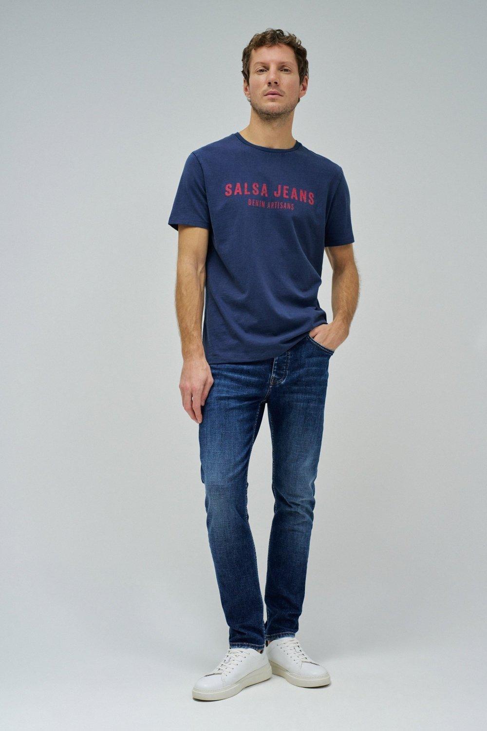 T-Shirt With Branding, , large image number 1