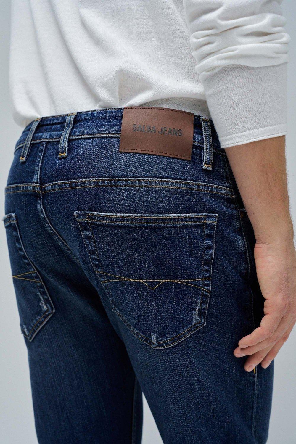 Blue Regular Jeans Wash & Details, , large image number 4