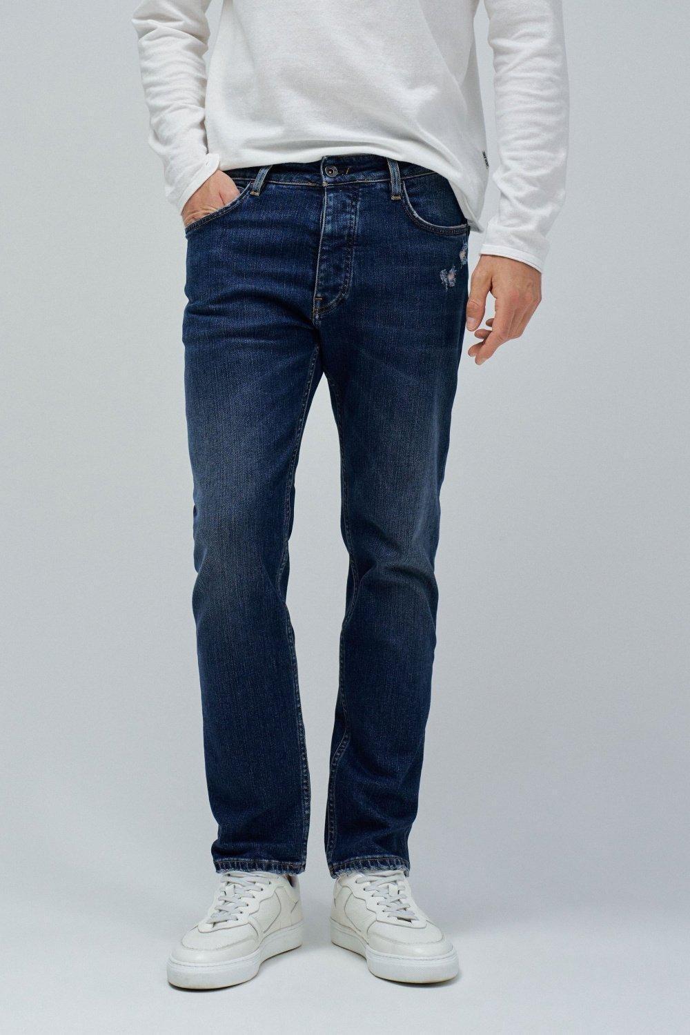 Regular Jeans, Navy, medium