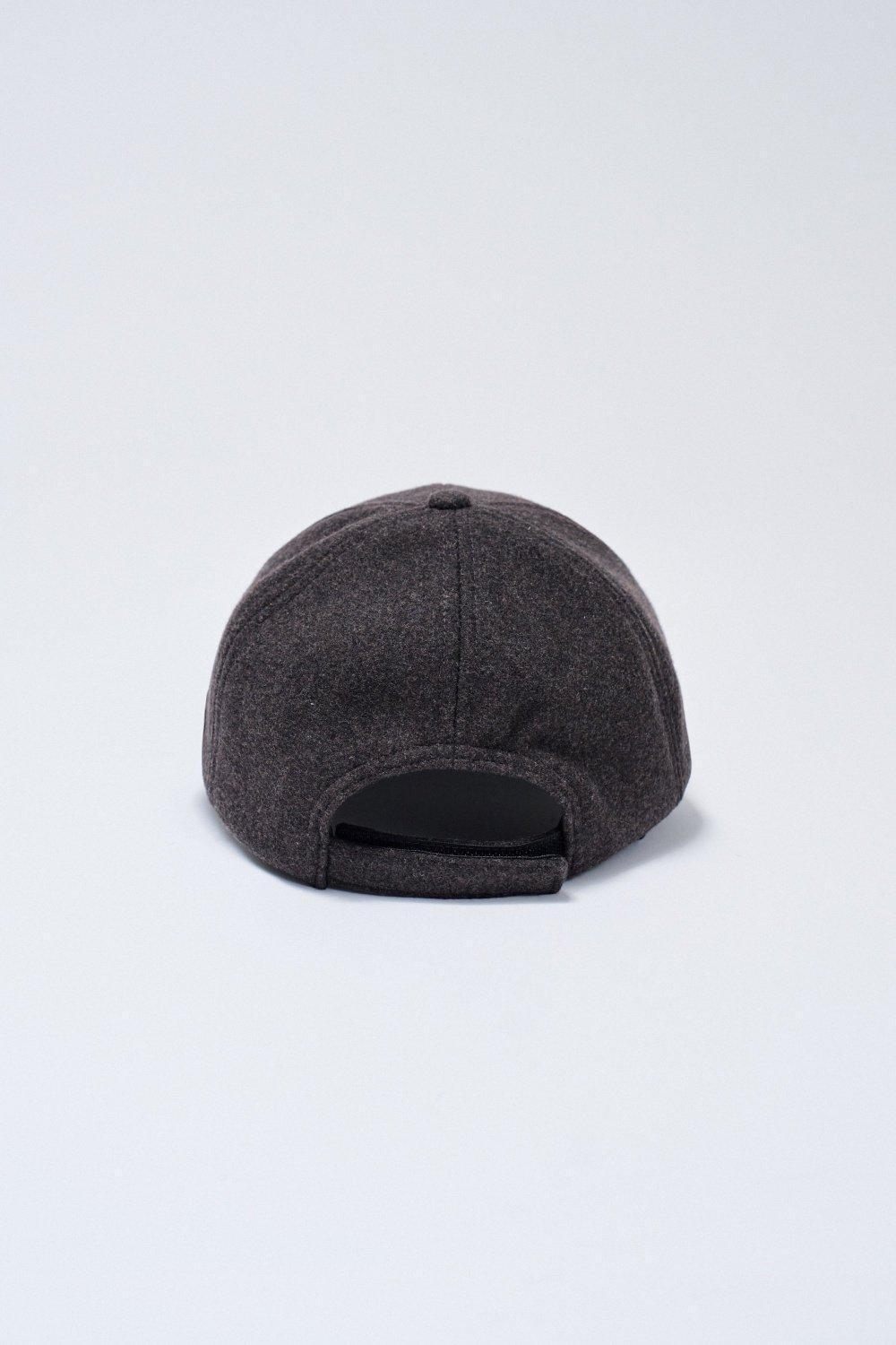 Brown Wool Cap, Brown, large image number 3