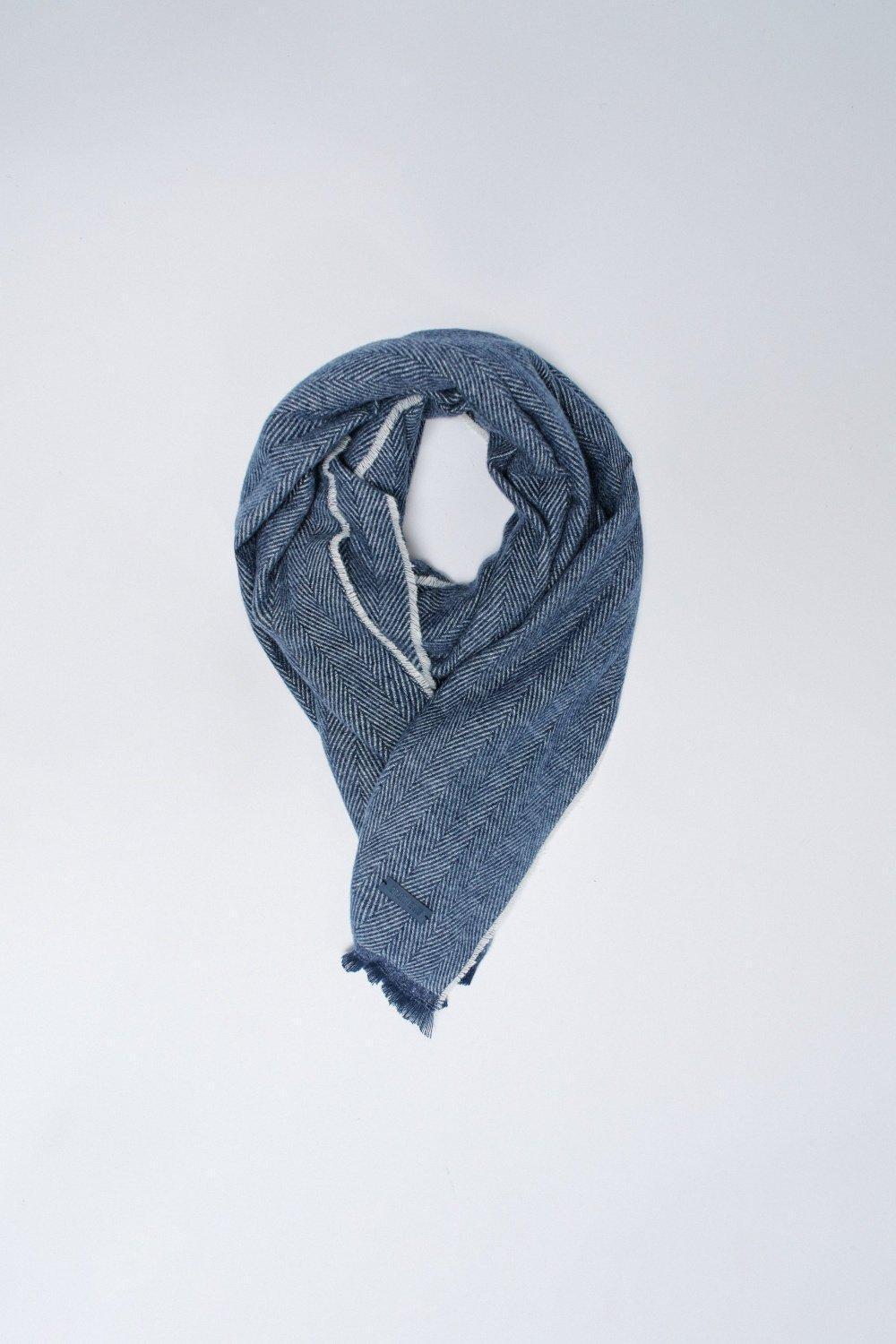 Blue Striped Scarf, 2101_830, large image number 3