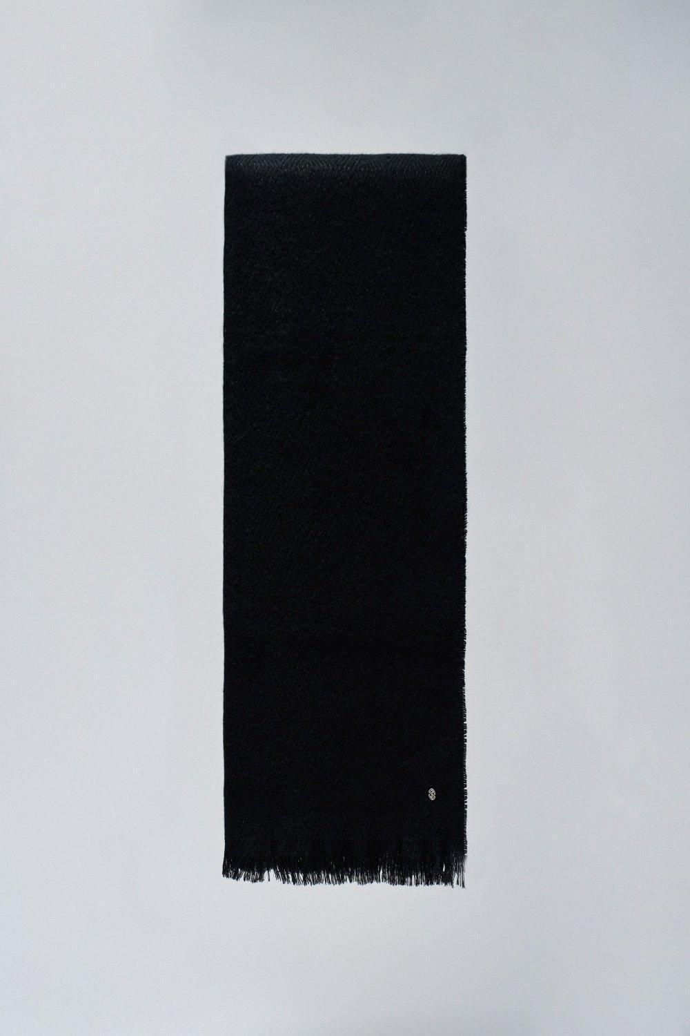 Scarf With Lurex, Black, large image number 4