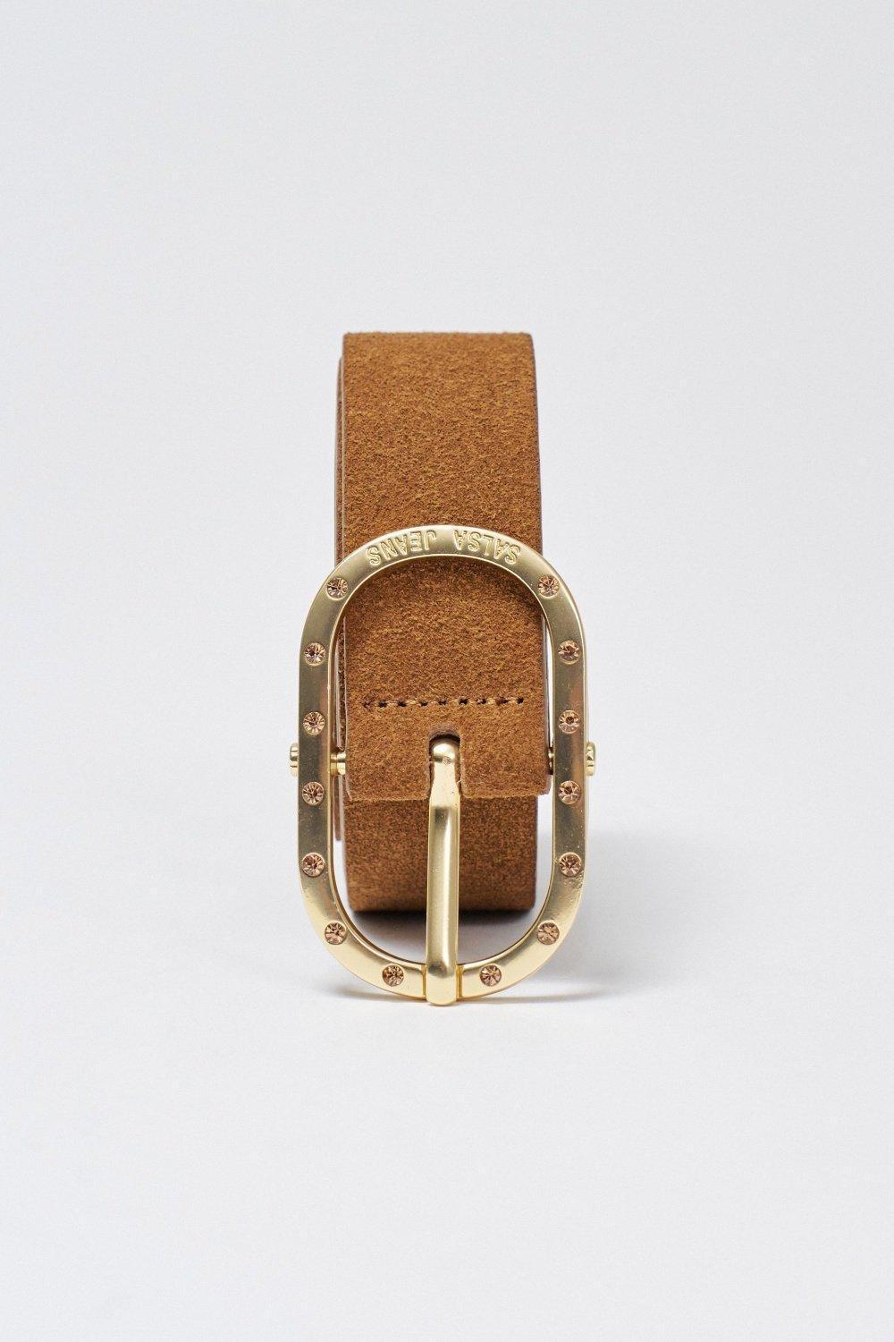 Brown Suede Belt, , large image number 2
