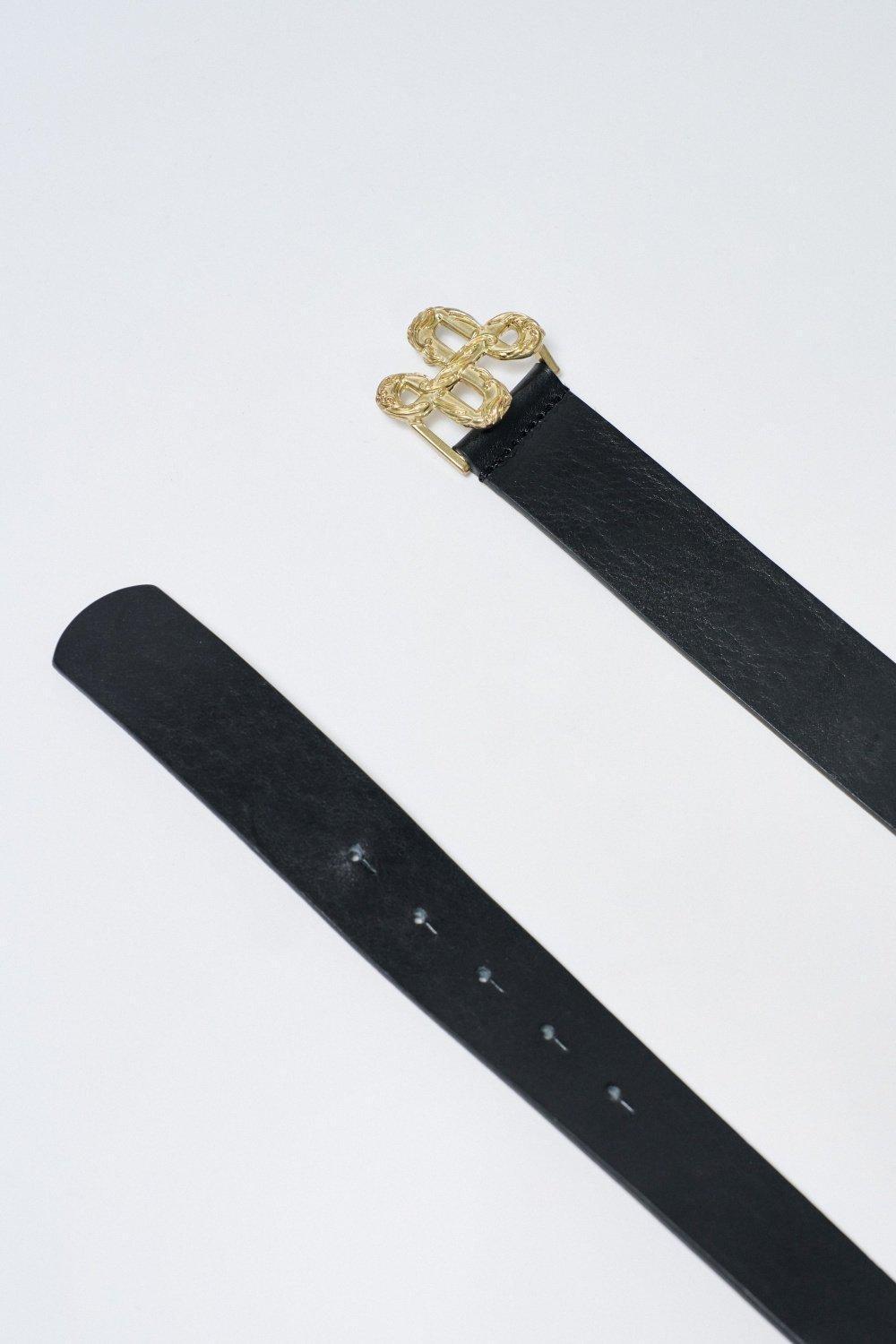 Leather Belts&nbsp;, Black, large image number 4