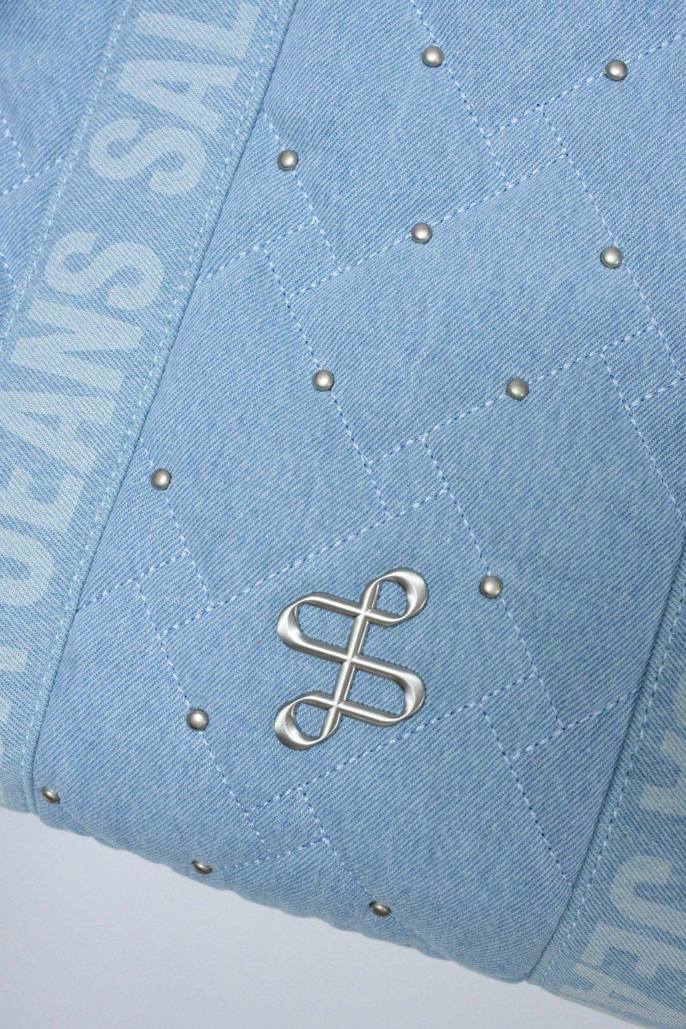 Denim Tote Bag , Blue, medium