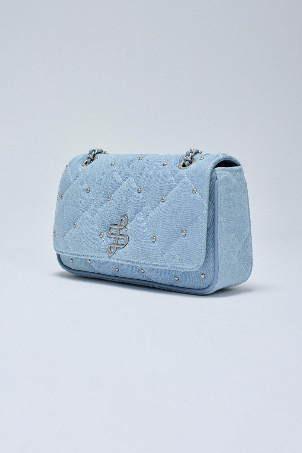 Denim Bag , Blue, medium