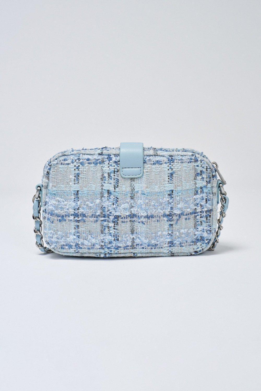 Blue Tweed Bag, 2101_810, large image number 3
