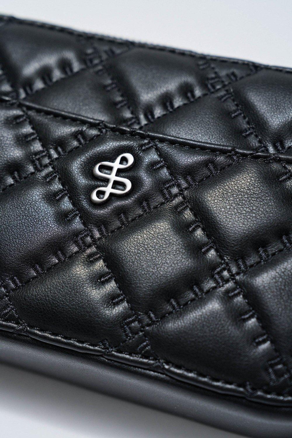 BLACK SMALL CROSSBODY BAG VEGAN LEATHER, No Colour, large image number 1