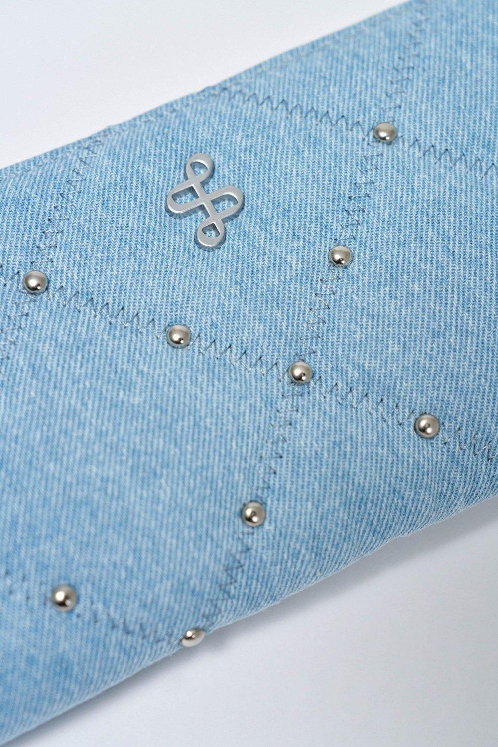 Denim Quilted Wallet, 2101_810, large image number 4