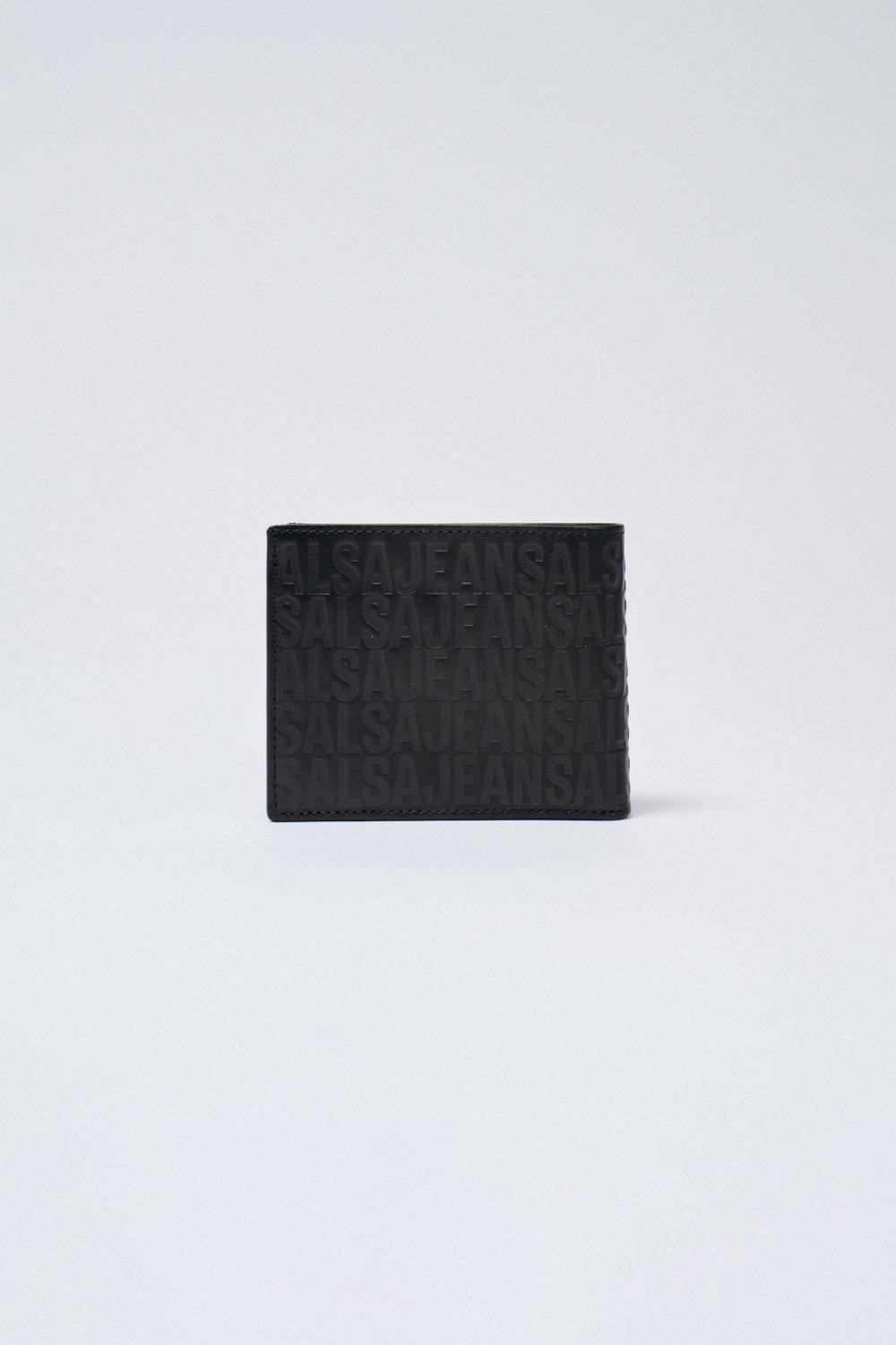 Black Leather Wallet, No Colour, large image number 2
