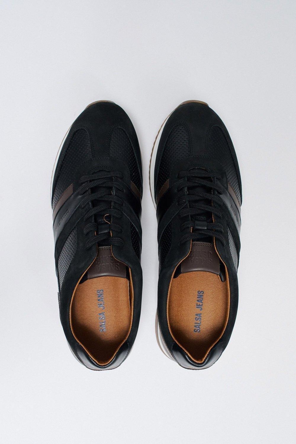 Black Suede Sneakers, , large image number 3