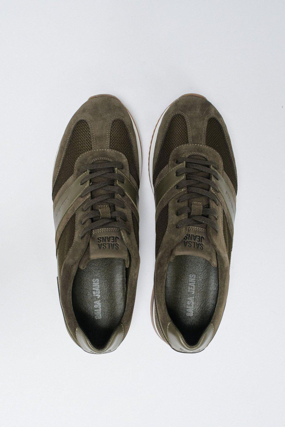 Green Suede Sneakers, , large image number 3