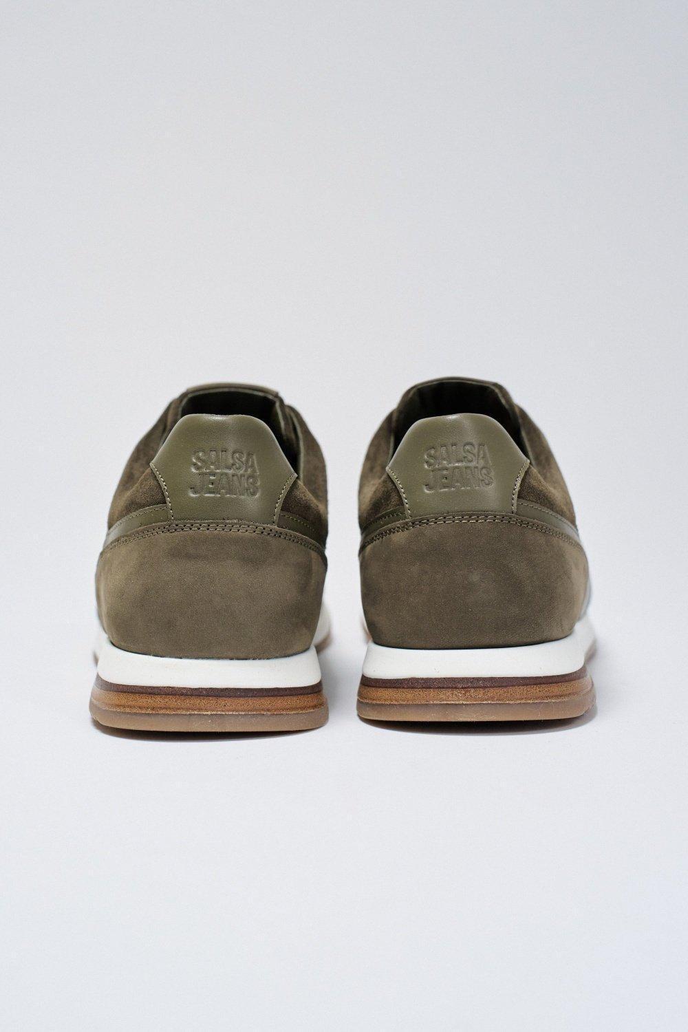 Green Suede Sneakers, , large image number 4