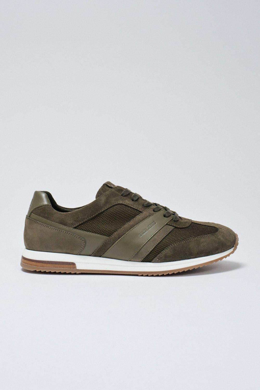 Suede Sneakers&nbsp;, Green, medium