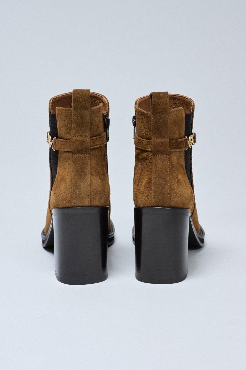 BEIGE SUEDE BOOTS, , large image number 4