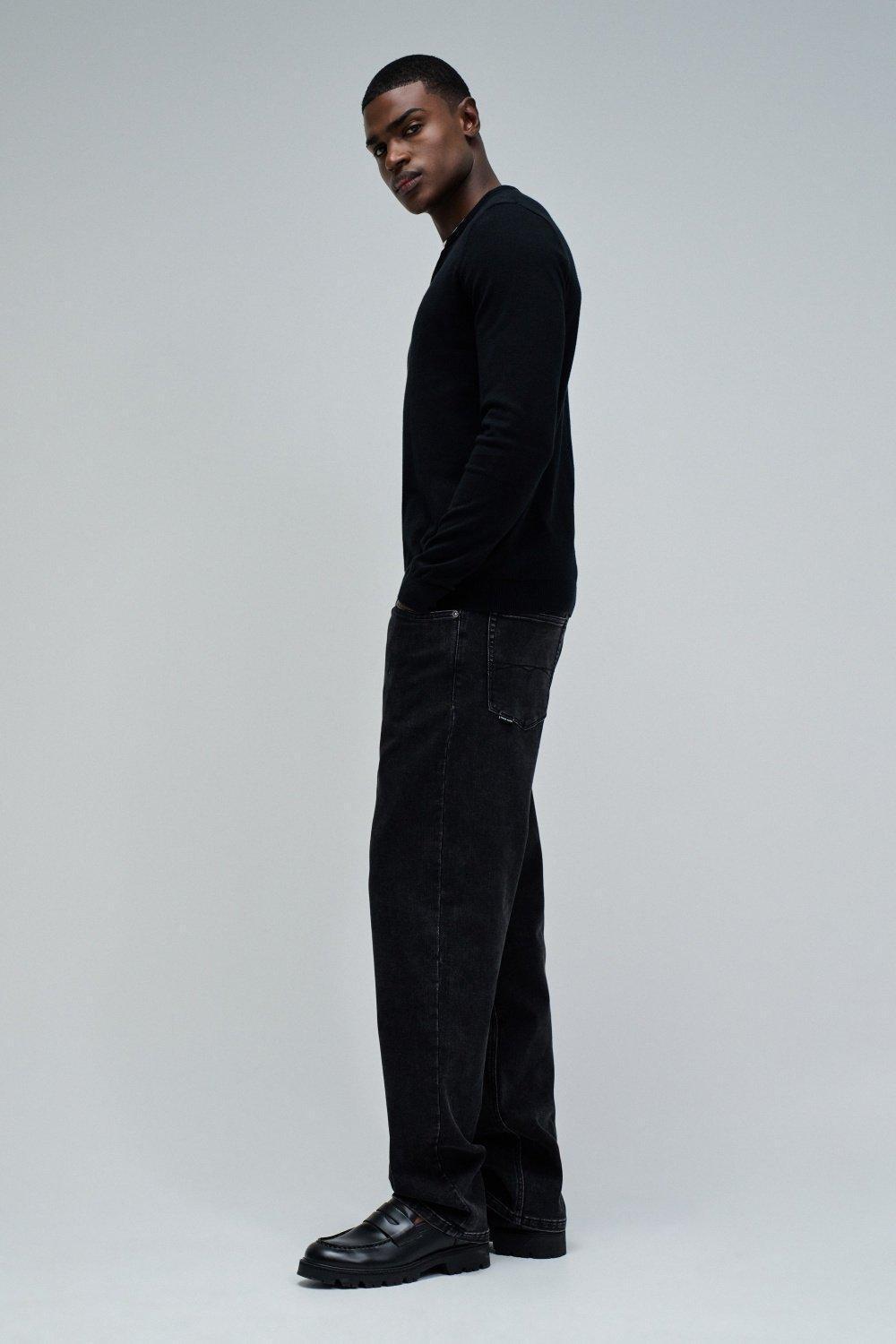 Knit Sweater, Black, large image number 2