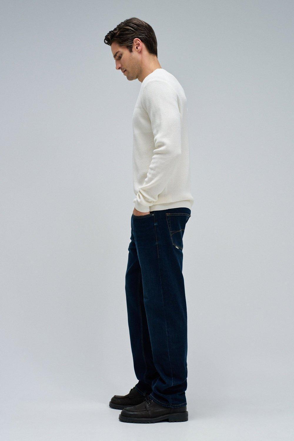 Knitted Sweater With Texture&nbsp;, Pearl, medium