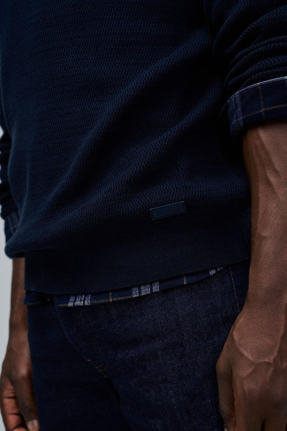 Textured Knit Sweater, , large image number 4