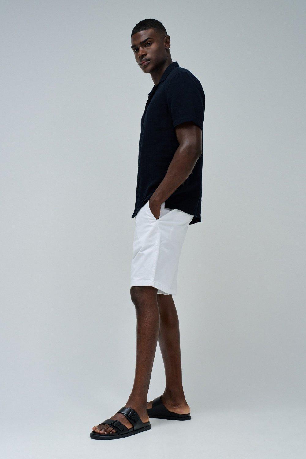 Solid Casual Vacation Shirt, , large image number 2