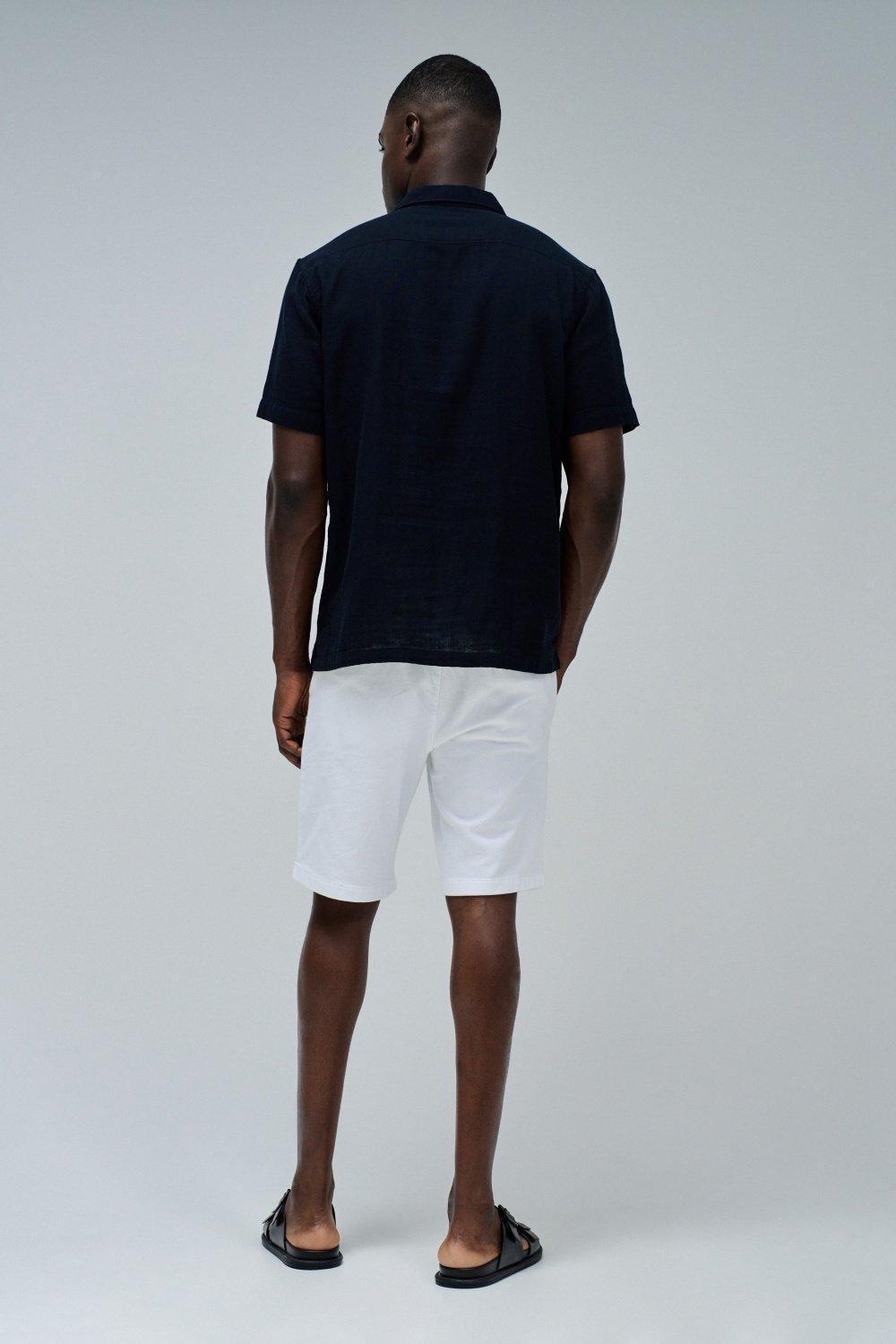 Solid Casual Vacation Shirt, , large image number 3