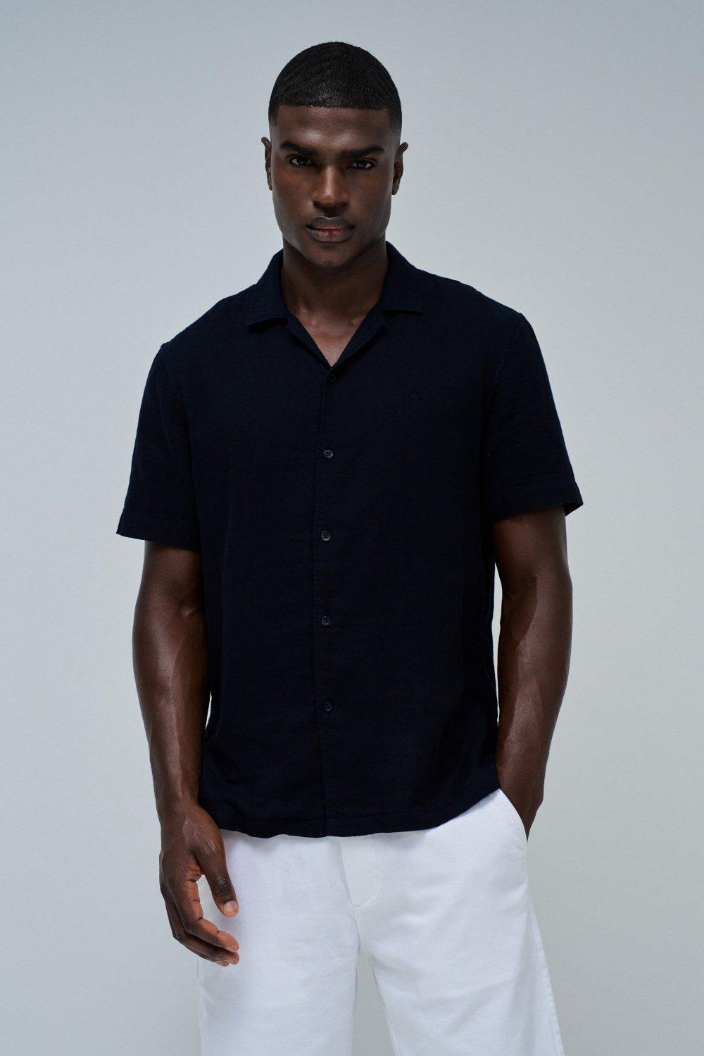 Short Sleeve Shirt , Blue, medium