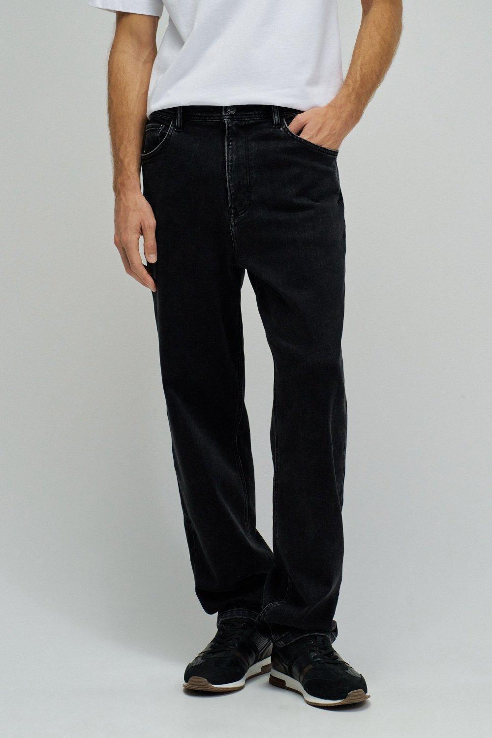 Loose Fit S-Activ Jeans, Black, medium