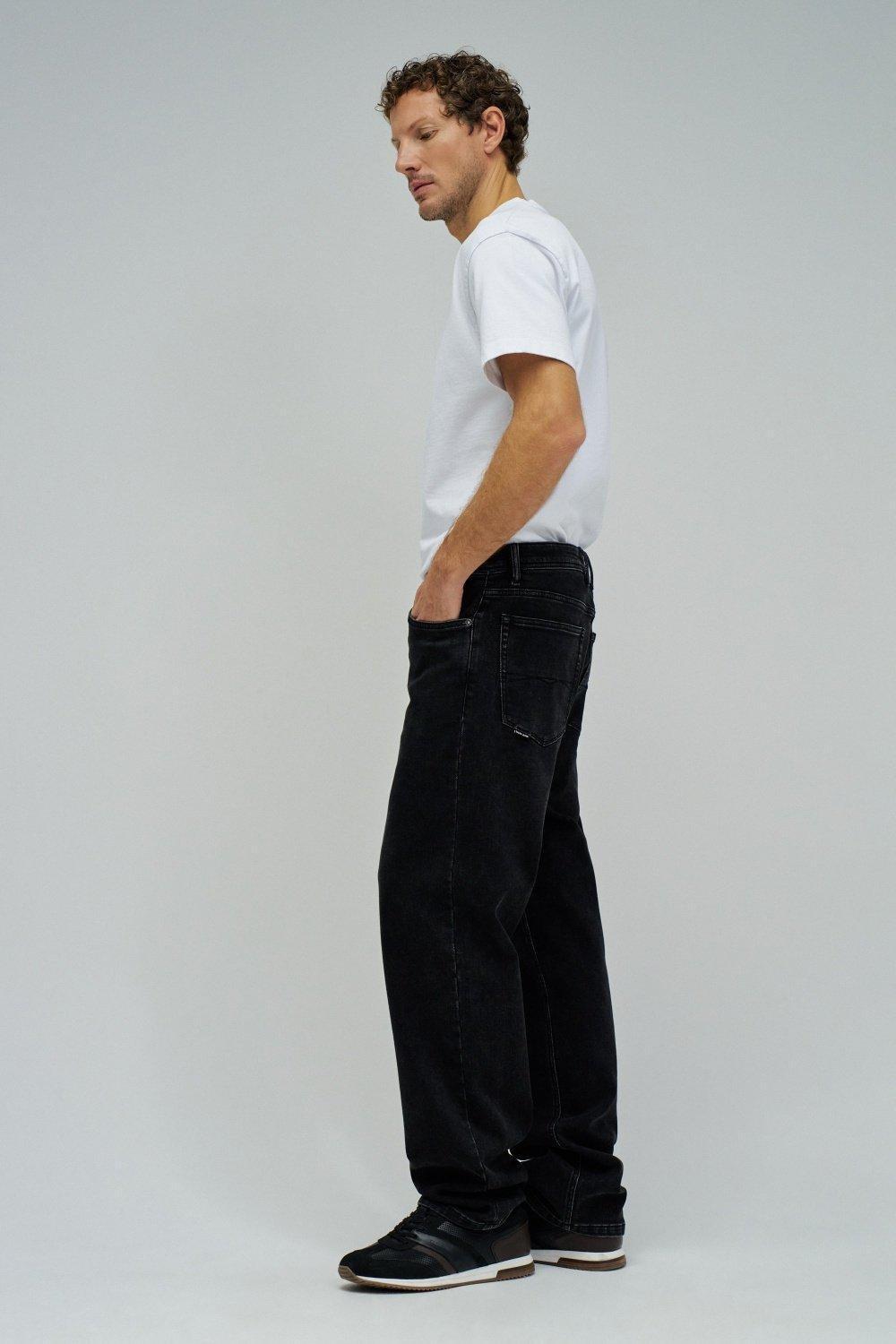 Loose Fit S-Activ Jeans, Black, medium