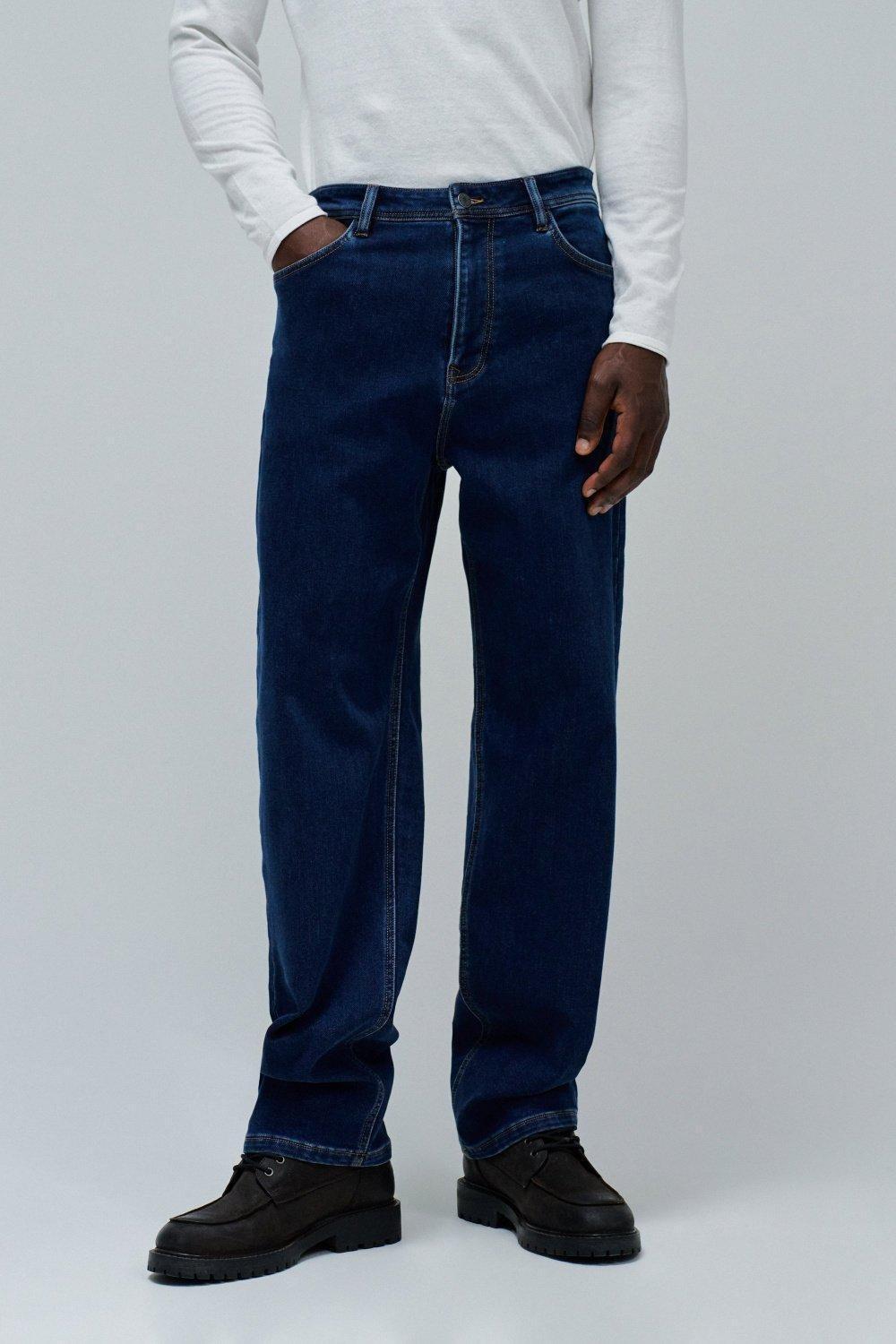 Loose Fit S-Activ Jeans, Navy, medium