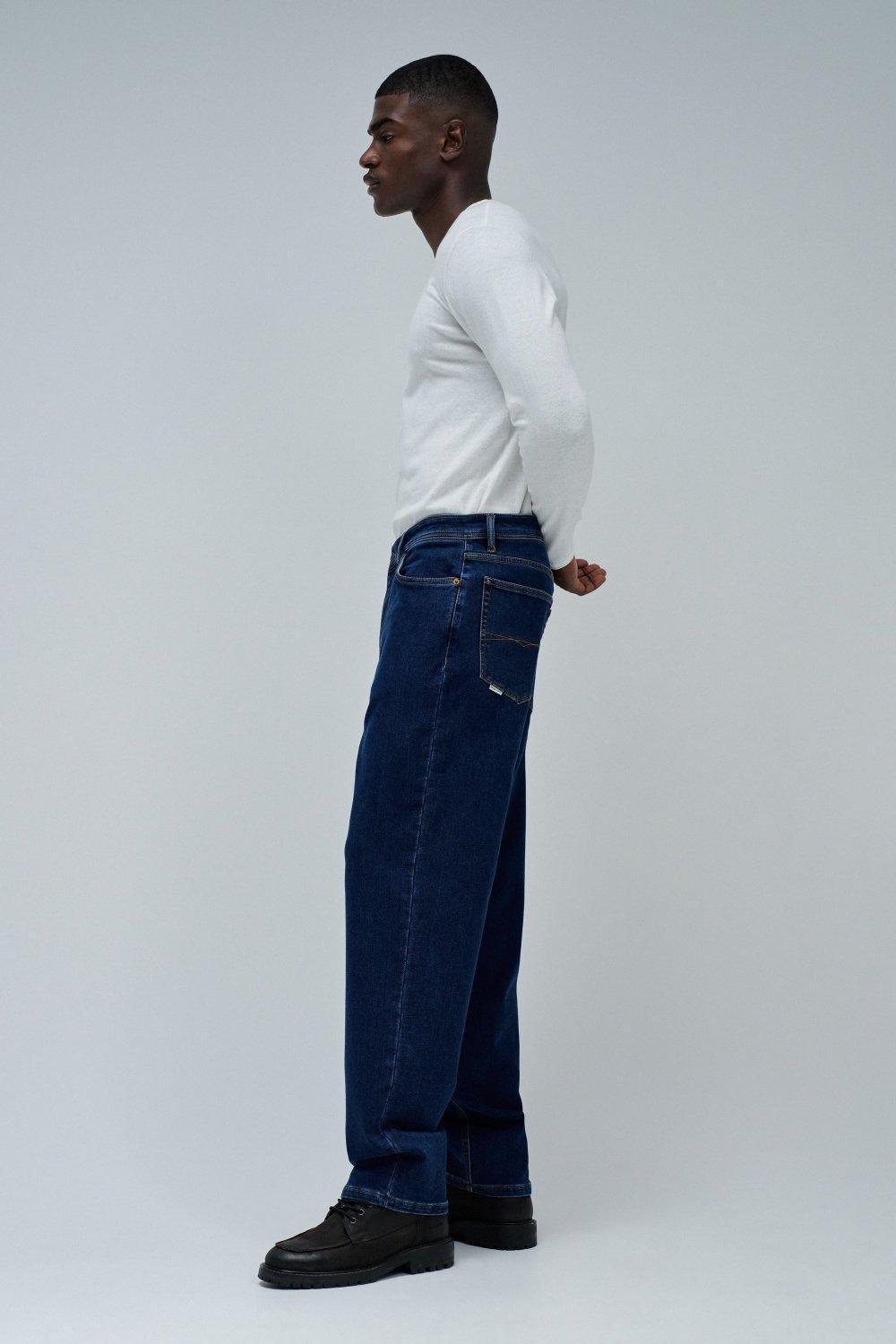 Loose Fit S-Activ Jeans, Navy, medium