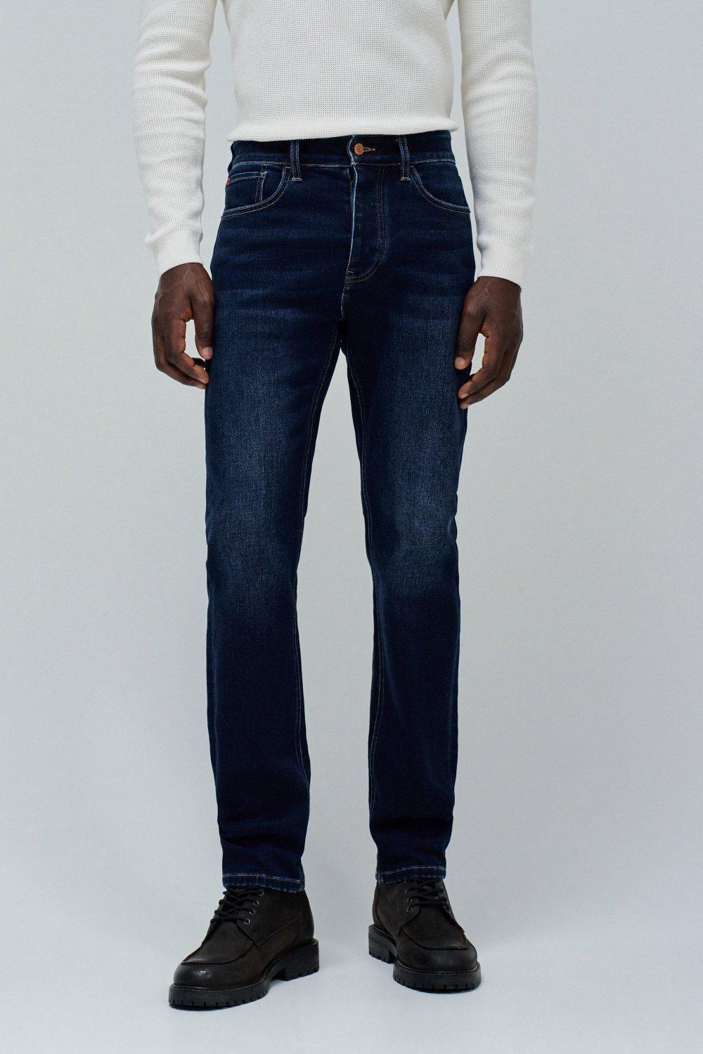 BLUE SLIM FIT JEANS, , medium