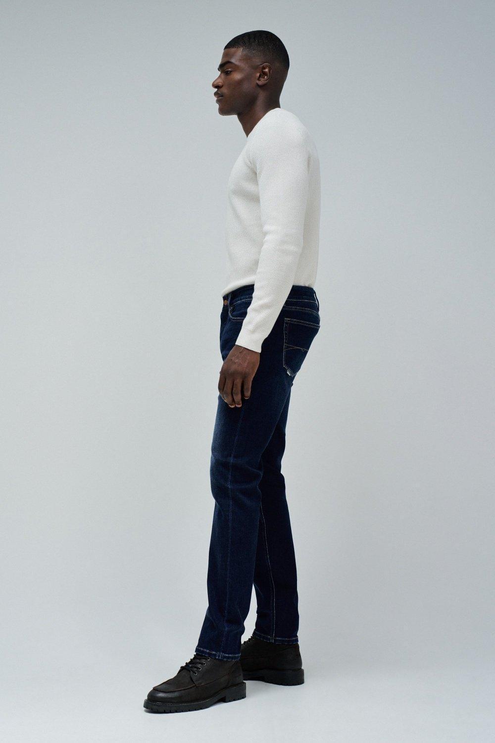 Slim Fit Jeans, Navy, medium