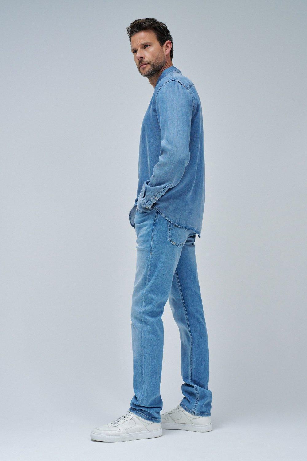 Blue Shirt In Lightdenim, , large image number 2