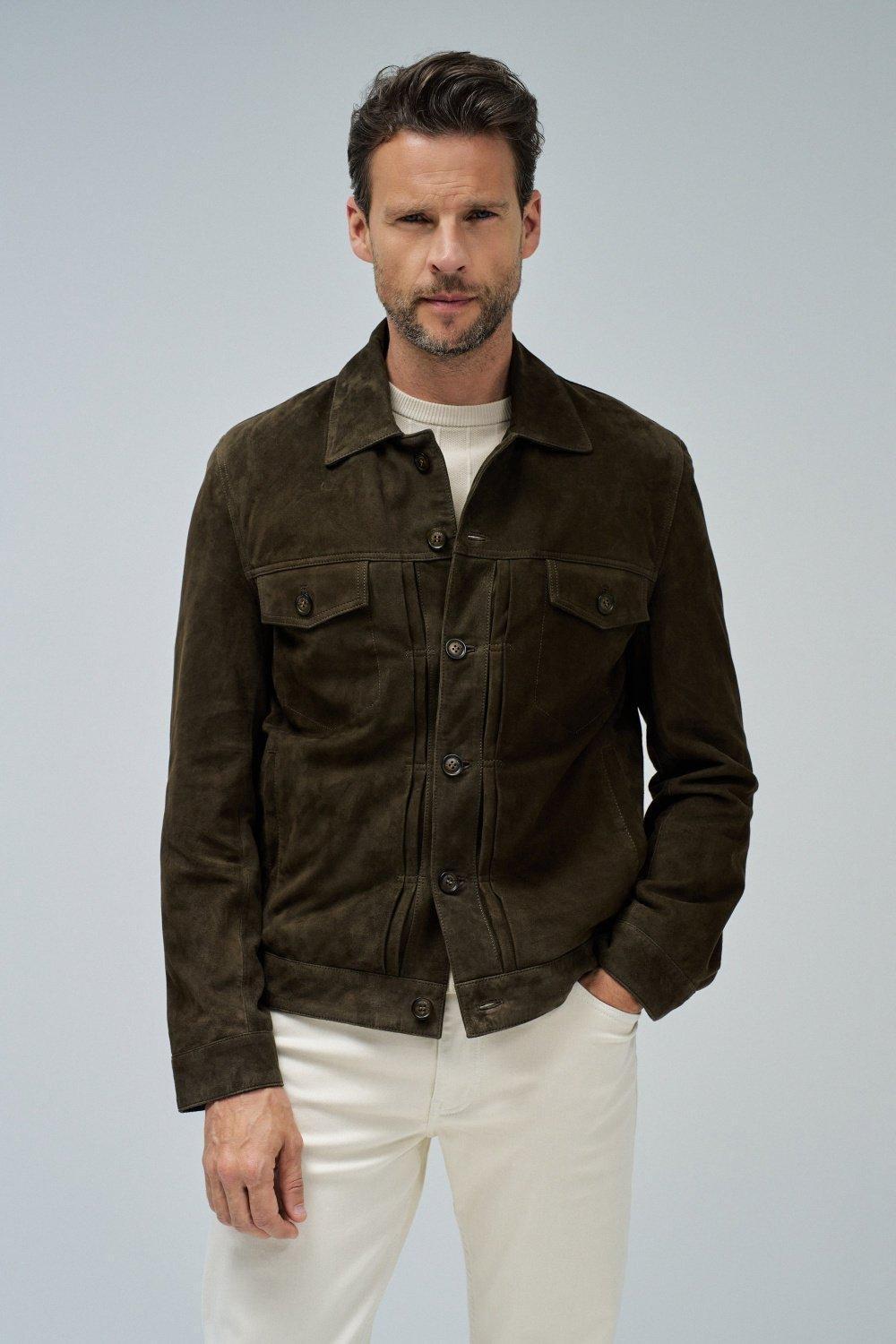 Green Leather Jacket, , medium