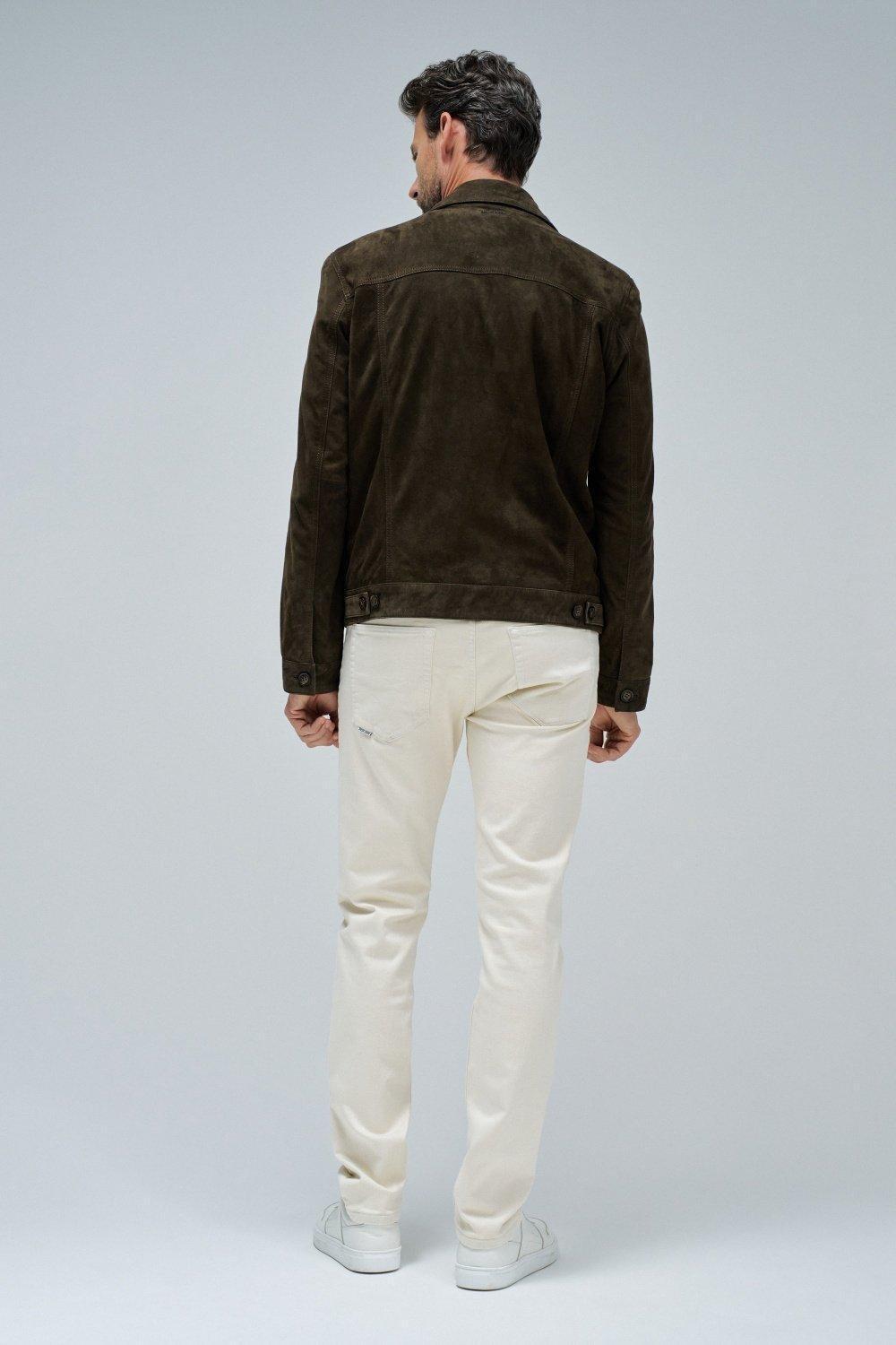 Green Leather Jacket, , large image number 3