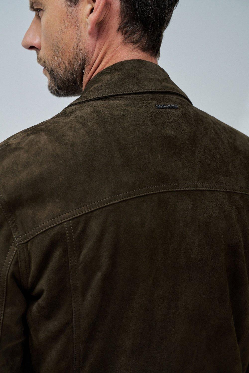 Green Leather Jacket, , large image number 4