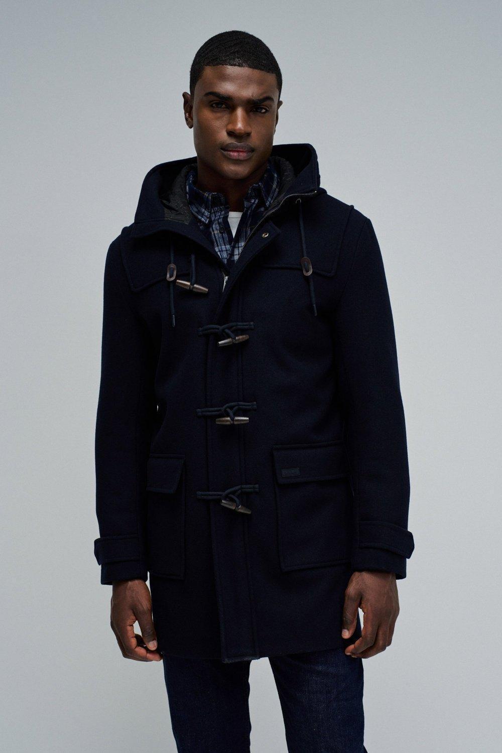 Canadian Wool Trench Coat, Navy, medium