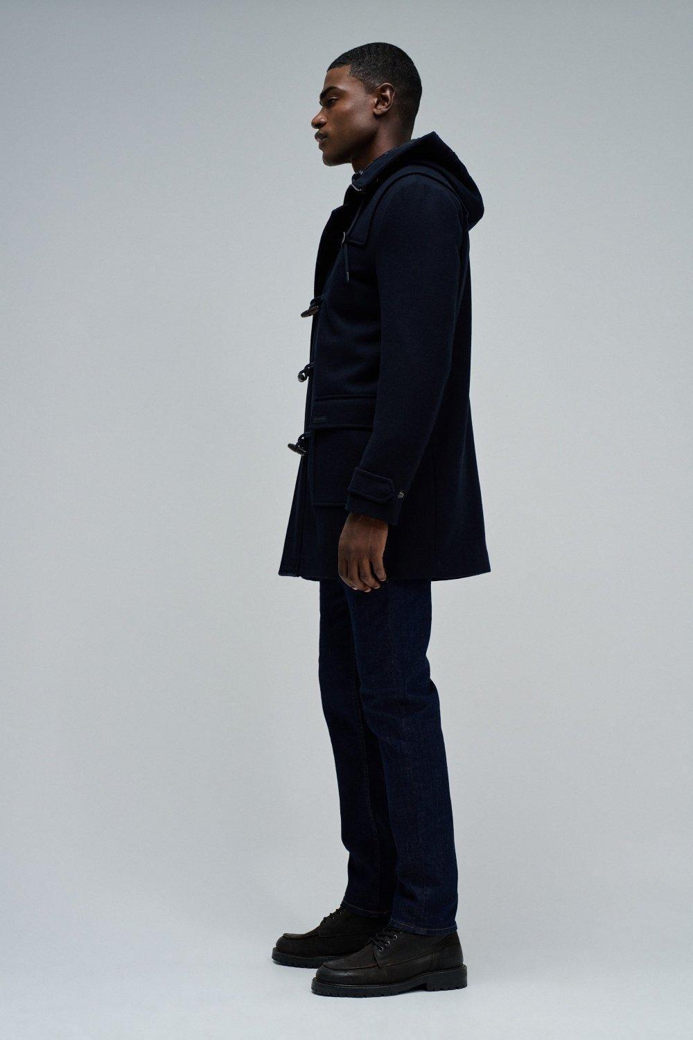 Canadian Wool Trench Coat, Navy, medium