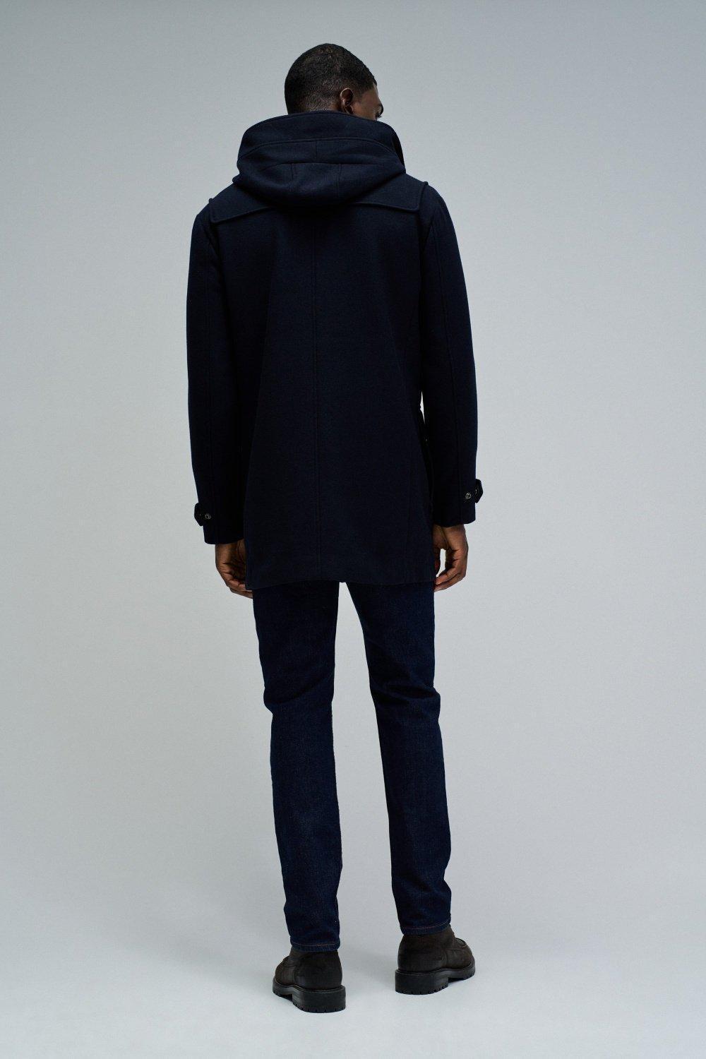 Canadian Wool Trench Coat, Navy, large image number 3