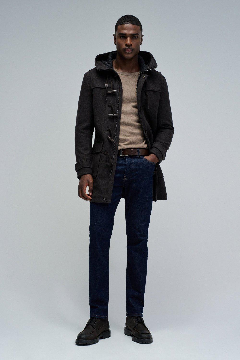 Canadian Wool Trench Coat, Brown, large image number 1