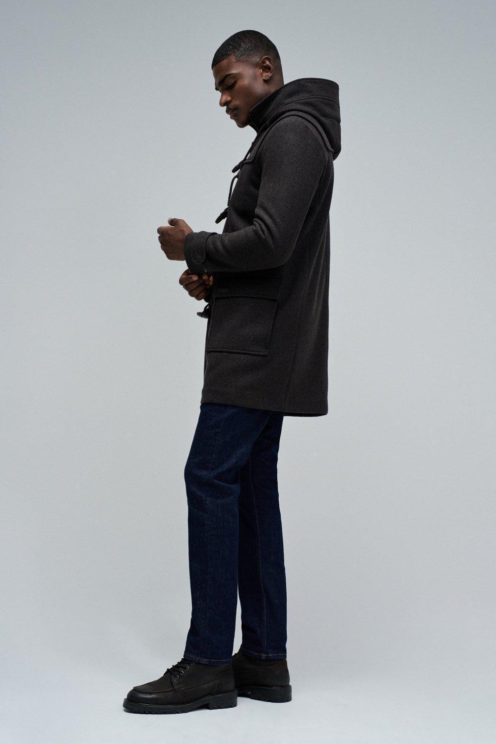 Canadian Wool Trench Coat, Brown, medium
