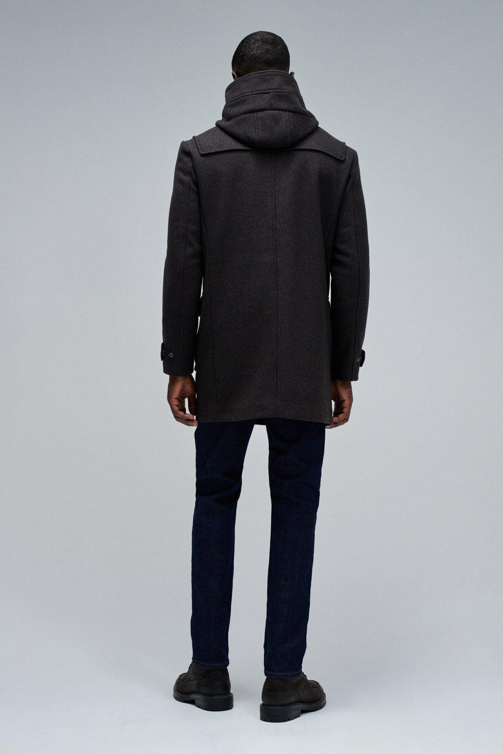 Canadian Wool Trench Coat, Brown, large image number 3