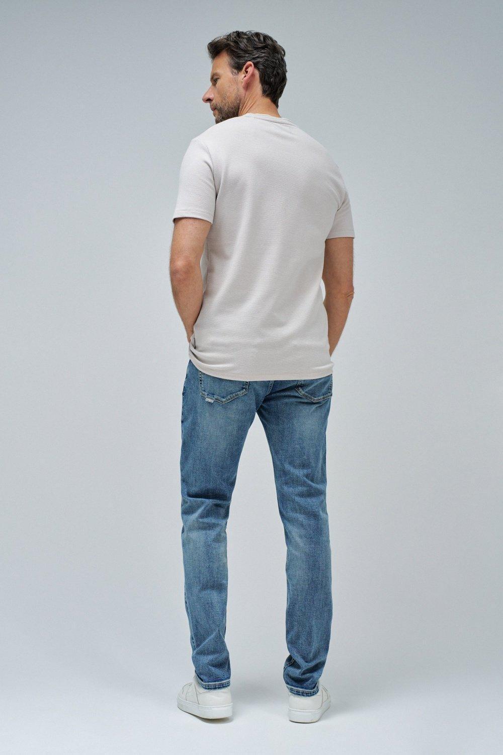 T-Shirt With Texture, Beige, large image number 3