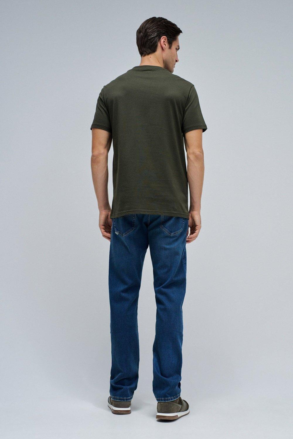 T-SHIRT WITH BRANDING, Green, large image number 3