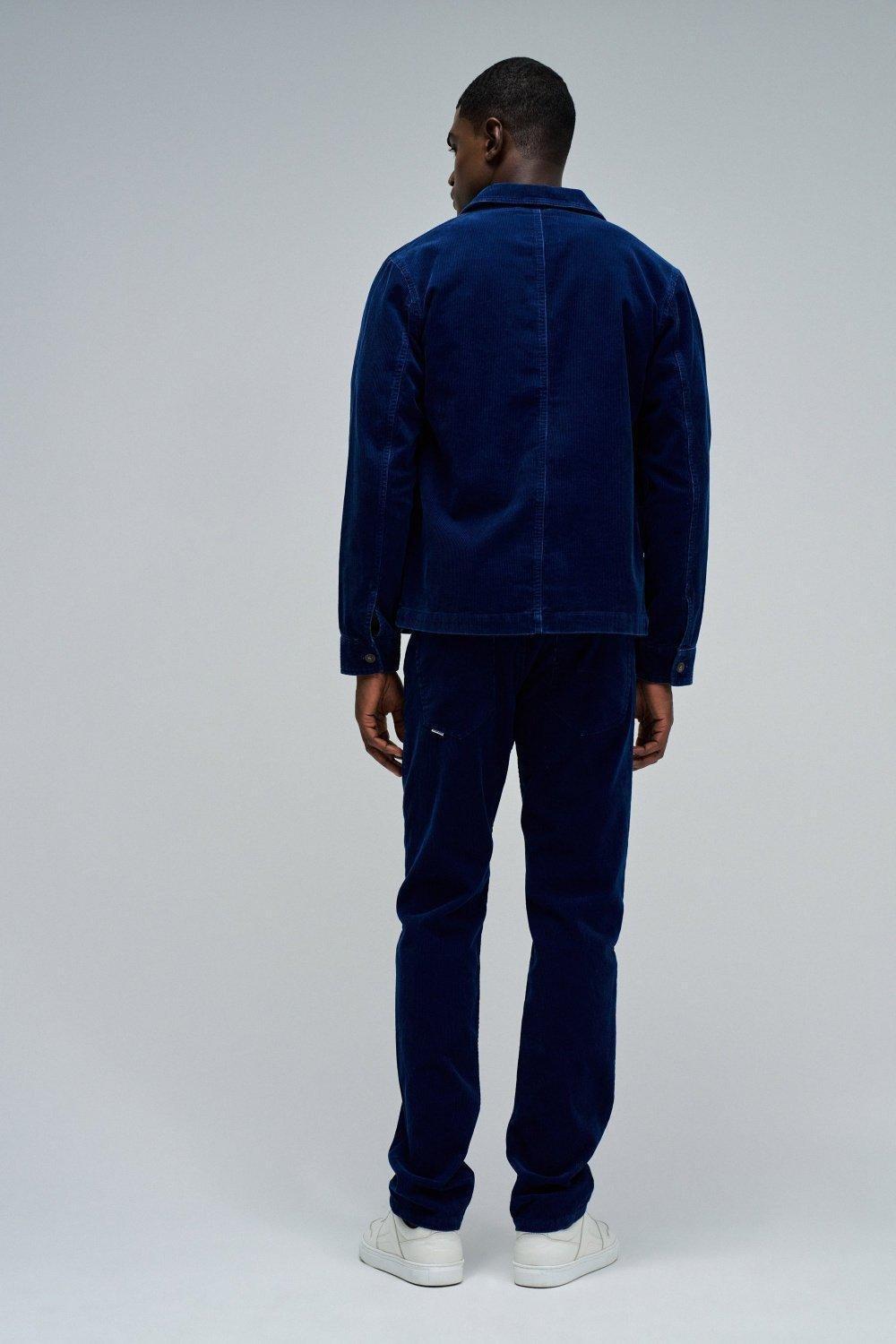 Overshirt In Corduroy, Navy, large image number 3