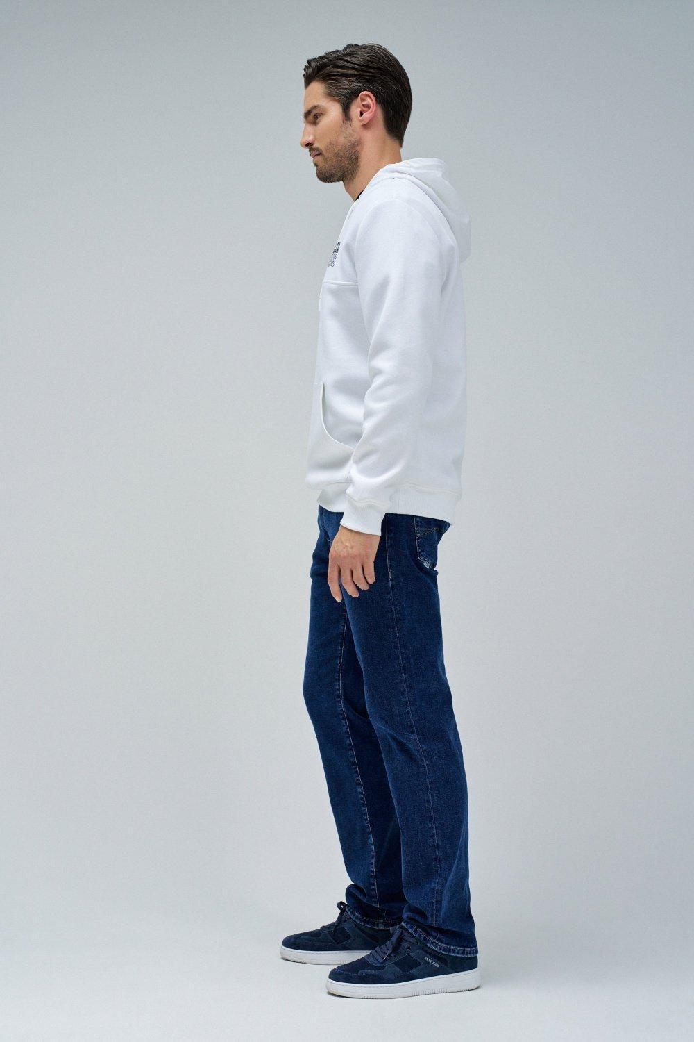 Hoodie With Zip, White, large image number 2